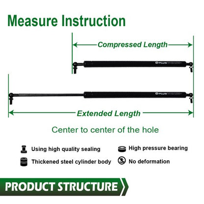 Solid Spare Fit For 02-06 GMC Chevrolet Rear Liftgates Lift Supports Shocks Struts