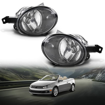 Solid Spare Fit For Volkswagen Golf Jetta Eos Beetle Front Bumper Fog Lights Driving Lamps