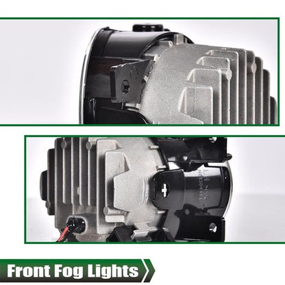 Solid Spare Fit For 2019-2021 Nissan Murano LED Fog Lights Driving Bumper Lamps Left+Right