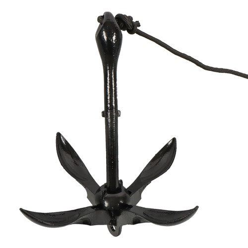 Solid Spare 2-Pack Folding Anchor Set 3.2kg Black For Grapnel Boat Marine Kayak