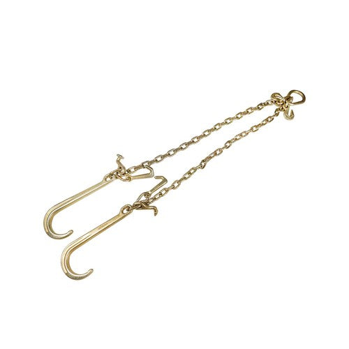 Solid Spare V Type Tow Chain J Hook 3/8 x 2´ Grab Hook Tractor Car Wrecker Truck 0900134