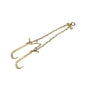 Solid Spare V Type Tow Chain J Hook 3/8 x 2´ Grab Hook Tractor Car Wrecker Truck 0900134