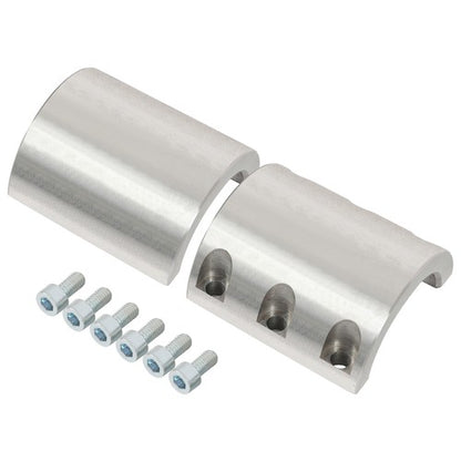 Solid Spare Steel tube clamp weldable bolt on 1.75" 1 3/4" roll cage mounts