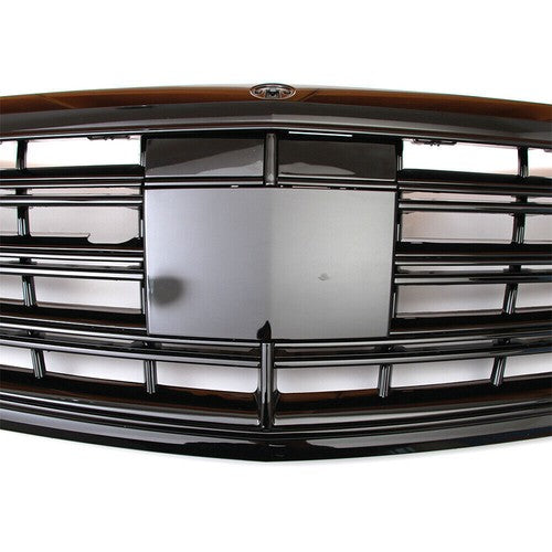 Grille For Mercedes Benz W222 S450 S500 S550 S550 S63 AMG 2014-2020 W/ ACC Black