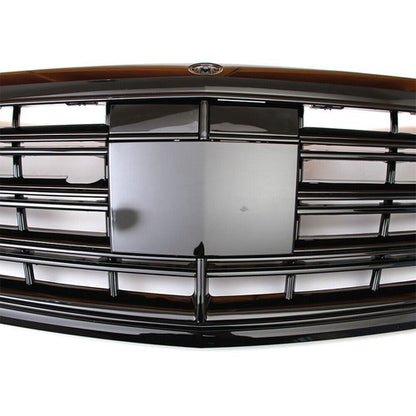 Grille For Mercedes Benz W222 S450 S500 S550 S550 S63 AMG 2014-2020 W/ ACC Black