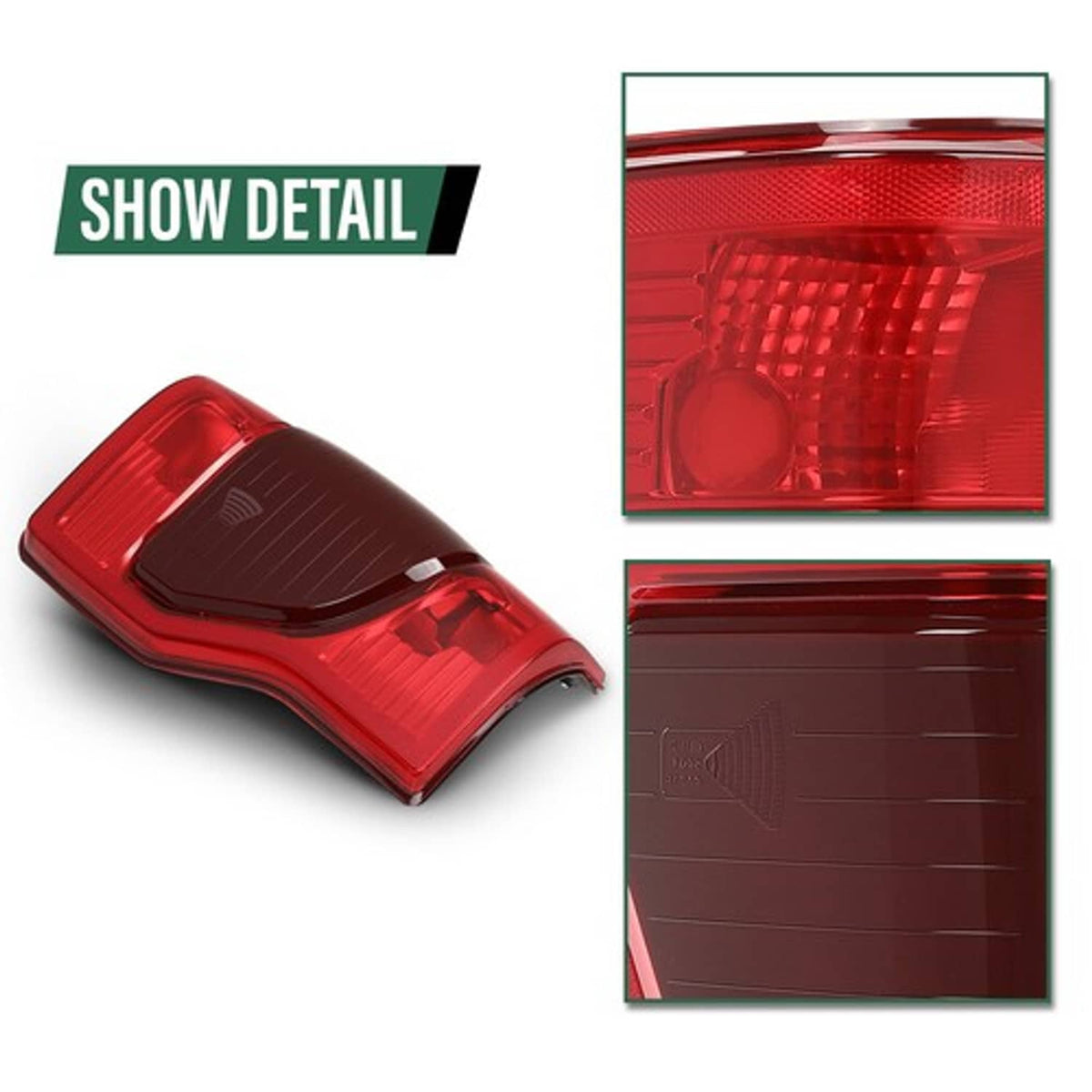 Solid Spare Tail Light Brake Lamp w/Blind Spot Fit For 20-22 Ford F250 F350 Super Duty Left