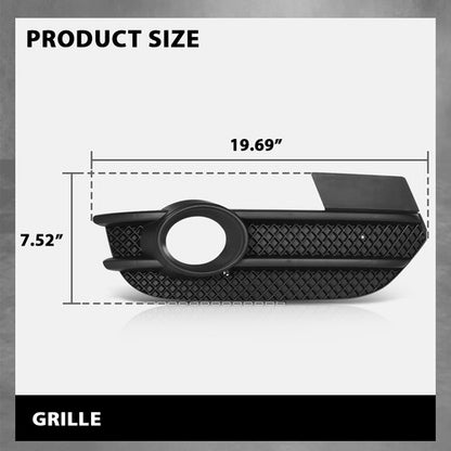 Solid Spare Fog Light Bezel Lamp Trim Right Passenger Fit For 2015 Audi Q3 8U0807682ASP9