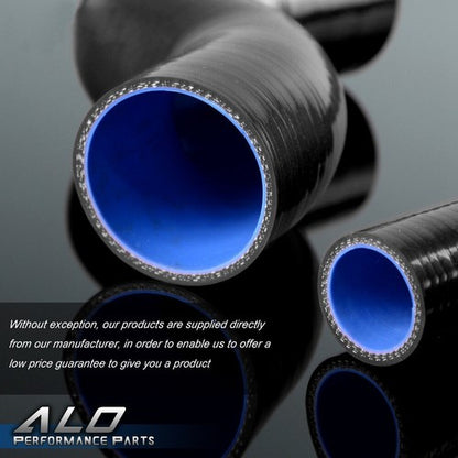 Solid Spare Silicone Radiator Hose Kit Black Fit For 95-99 Mitsubishi Eclipse DSM 4G63T 2G