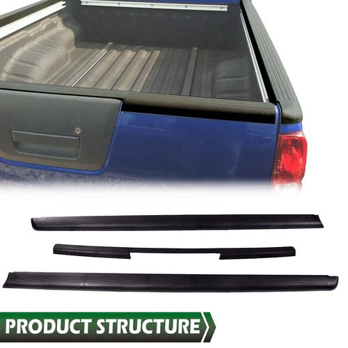 Solid Spare Fit For 2005-2014 Nissan Frontier King Cab Tailgate Bed Rail Protector Caps