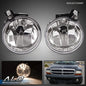 Solid Spare Fit For 2001-2004 Dodge Dakota 2001-2003 Durango Clear Pair Fog Light Lamp