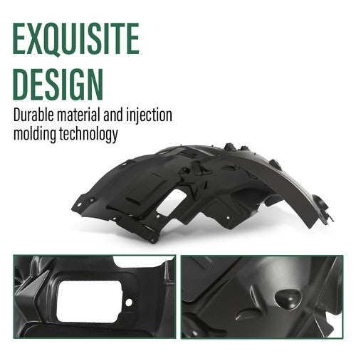 Solid Spare Fit For 2012-2019 BMW 3 Series Fender Liner Front Upper Section Left Side