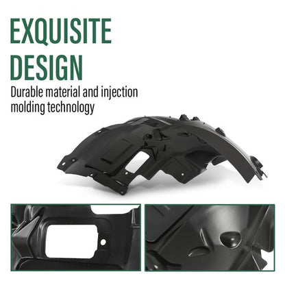 Solid Spare Fit For 2012-2019 BMW 3 Series Fender Liner Front Upper Section Left Side