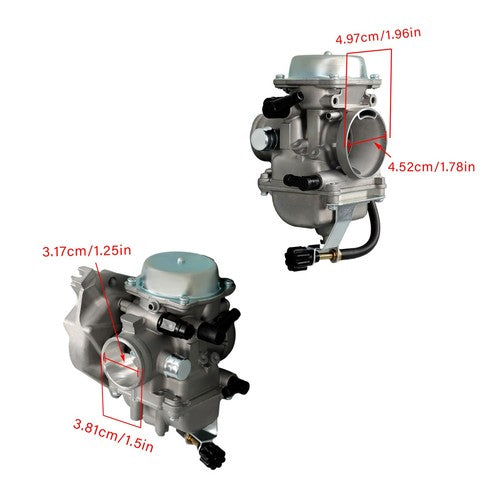 Solid Spare For Kawasaki KEF300A 1995-2000 KEF300B 2000-2003 Carburetor Kit
