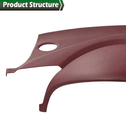 Solid Spare Fit For 04-08 Acura TL Textured Red Fixes Dash Dash Board Cover Overlay
