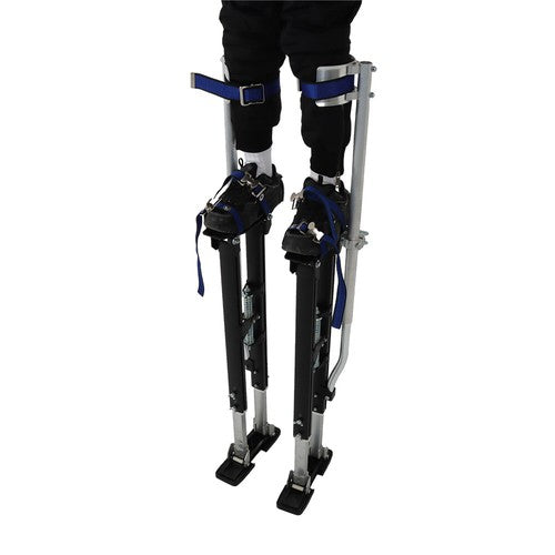 Solid Spare Drywall Stilts 36" - 48" Adjustable Aluminum Alloy For Painting Electrical Stilt