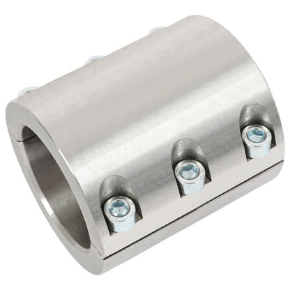 Solid Spare Steel tube clamp weldable bolt on 1.75" 1 3/4" roll cage mounts