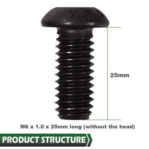 Solid Spare Fit For Polaris Ranger RZR General Body Panel Torx Screw & Flat Nut Set of 6