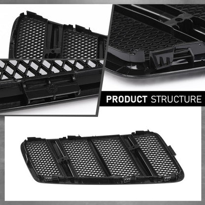 Solid Spare Hood Air Vent Grille Left & Right Fit For 12-15 Mercedes W166 ML /GL Class