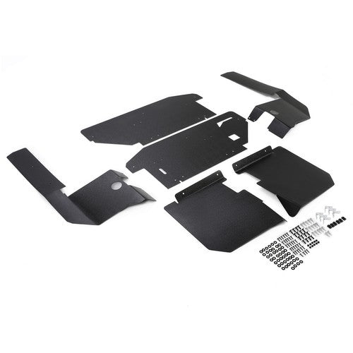 Solid Spare Set of 6 Fender Flares Black ABS For Polaris Midsize Ranger 570 & ETX 2015-2022