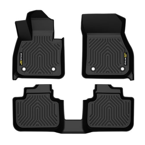 Solid Spare TPE Floor Mats Fit For 2016-2022 BMW X1 F48 All Weather Protection Liners