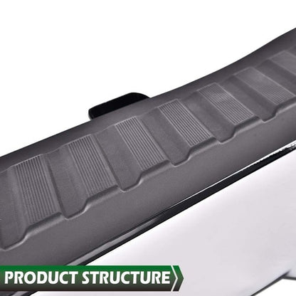 Solid Spare Fit For 2009-2014 Ford F150 Truck Chrome Complete Rear Steel Bumper Assembly