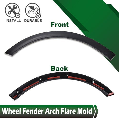 Solid Spare Fit For 2016-2021 Tesla Model X Rear Right Fender Flare Wheel Well Arch Molding