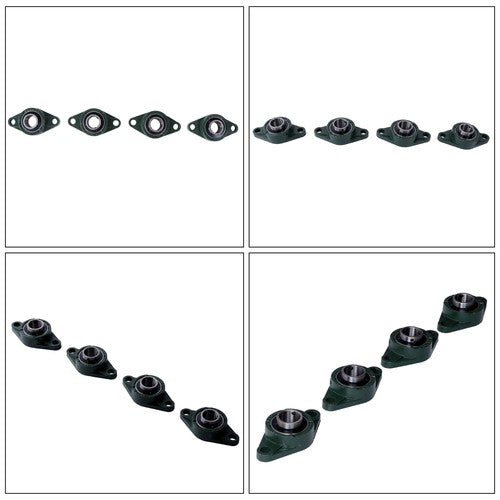 Solid Spare UCFL206-20 Self Alignment Pillow Block Bearing 1-1/4" Bore Solid Base 4pcs ?