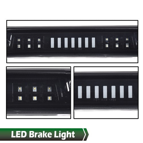 Solid Spare Fit For 15-18 Chevy Colorado GMC Canyon Smoke LED Third Brake Light Cargo Lamp