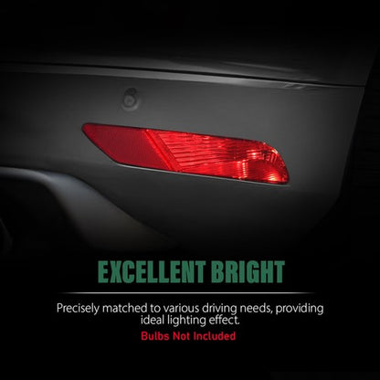 Solid Spare Fit For 14-17 Volvo XC60 Rear Bumper Reflector Fog Light Brake Lamp Right Side
