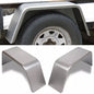 Solid Spare Pair of Square Single Axle Trailer Fenders For 14" 15" 16" Wheels For Cargo