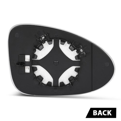 Solid Spare Left Side Mirror Glass Heated w/ Backing Plate Fit For 2015-2025 Porsche Macan