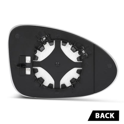 Solid Spare Left Side Mirror Glass Heated w/ Backing Plate Fit For 2015-2025 Porsche Macan