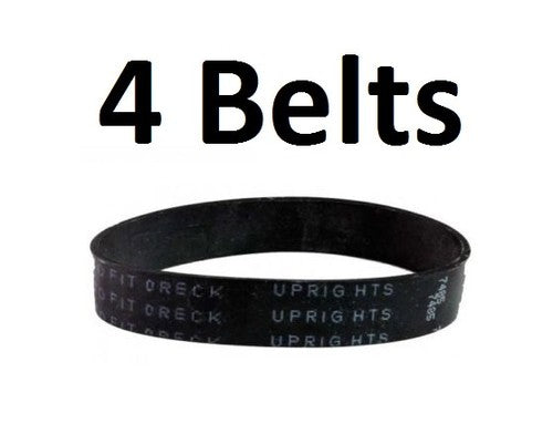 Solid Spare (4) Belts for Oreck XL Vacuum Part # 0300-604