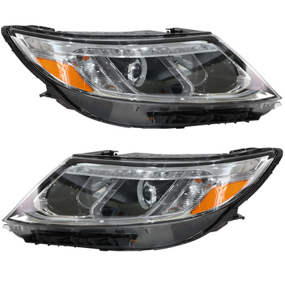 For 2014 2015 Kia Sorento EX SX Halogen W/LED DRL Projector Headlight Left Right