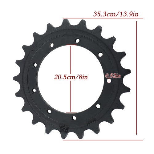 Solid Spare Drive Sprocket fits Bobcat 331 334 325 328 231 334 328 331 231 6811940 6814137