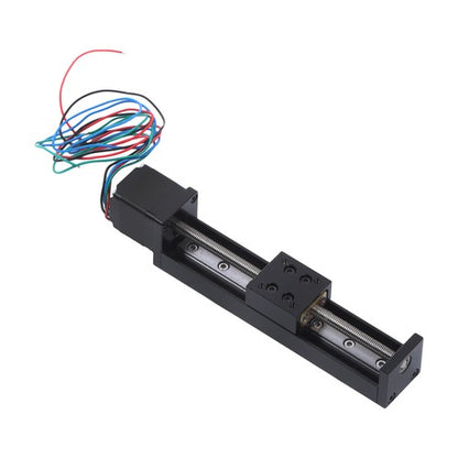 Solid Spare T6 100mm Mini Linear Rail Slide Actuator Screw Motion with NEMA11 Stepper Motor