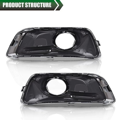Solid Spare Front Bumper Fog Light Trim Left & Right Fit For 2013-2016 Chevrolet Malibu