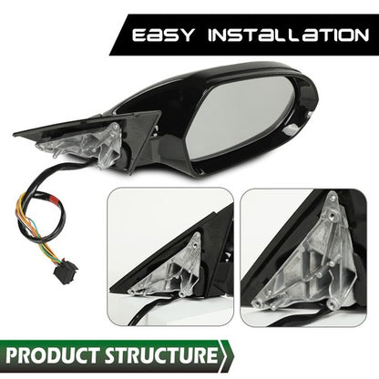 Solid Spare Side Mirror Fit For 2012-2018 Audi A6, A6 Quattro, S6 Passenger Right Side RH