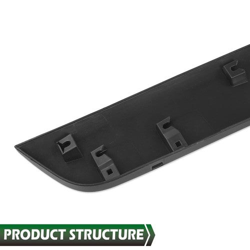 Solid Spare Fit For 2019-2022 Toyota RAV4 Black Molding Tailgate Liftgate Finish Trim