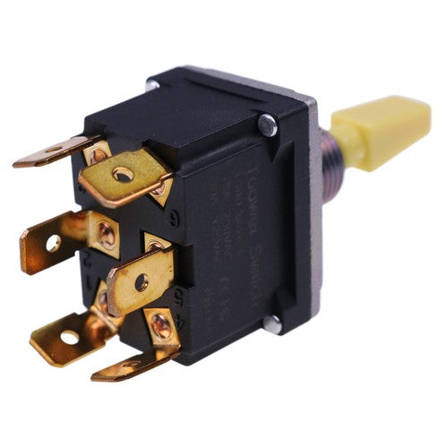 Solid Spare Toggle Switch CTH 8956K895 6 Terminals 3 Positions ON-OFF-ON for Freightliner