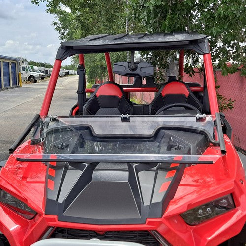 Solid Spare Heavy Duty Full Flip Down Windshield For Polaris RZR XP 1000/ 4 1000 2019-2023