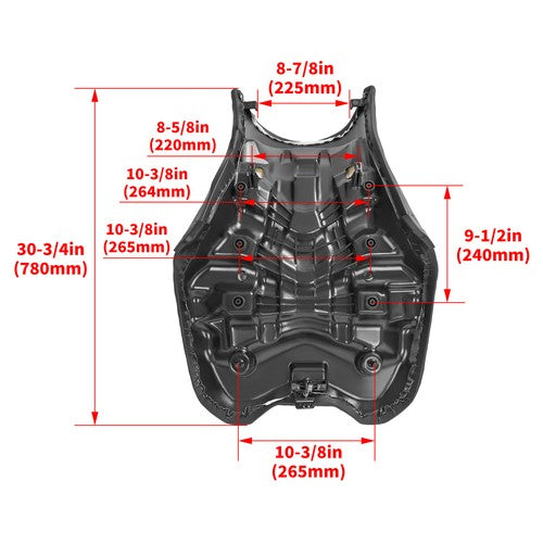 Solid Spare Seat For Honda Rincon 650 TRX650 03-05 Rincon 680 TRX680FA TRX680FGA 4X4 06-23