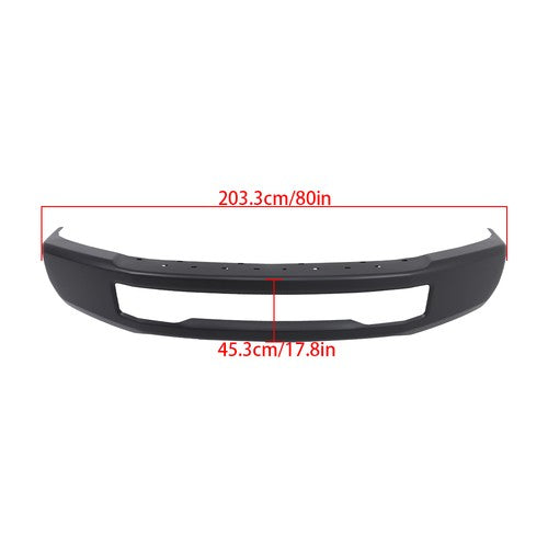 Solid Spare Brand New BLK For Ford F-250 F-350 2017 2018 2019 Front Bumper Face Bar Durable