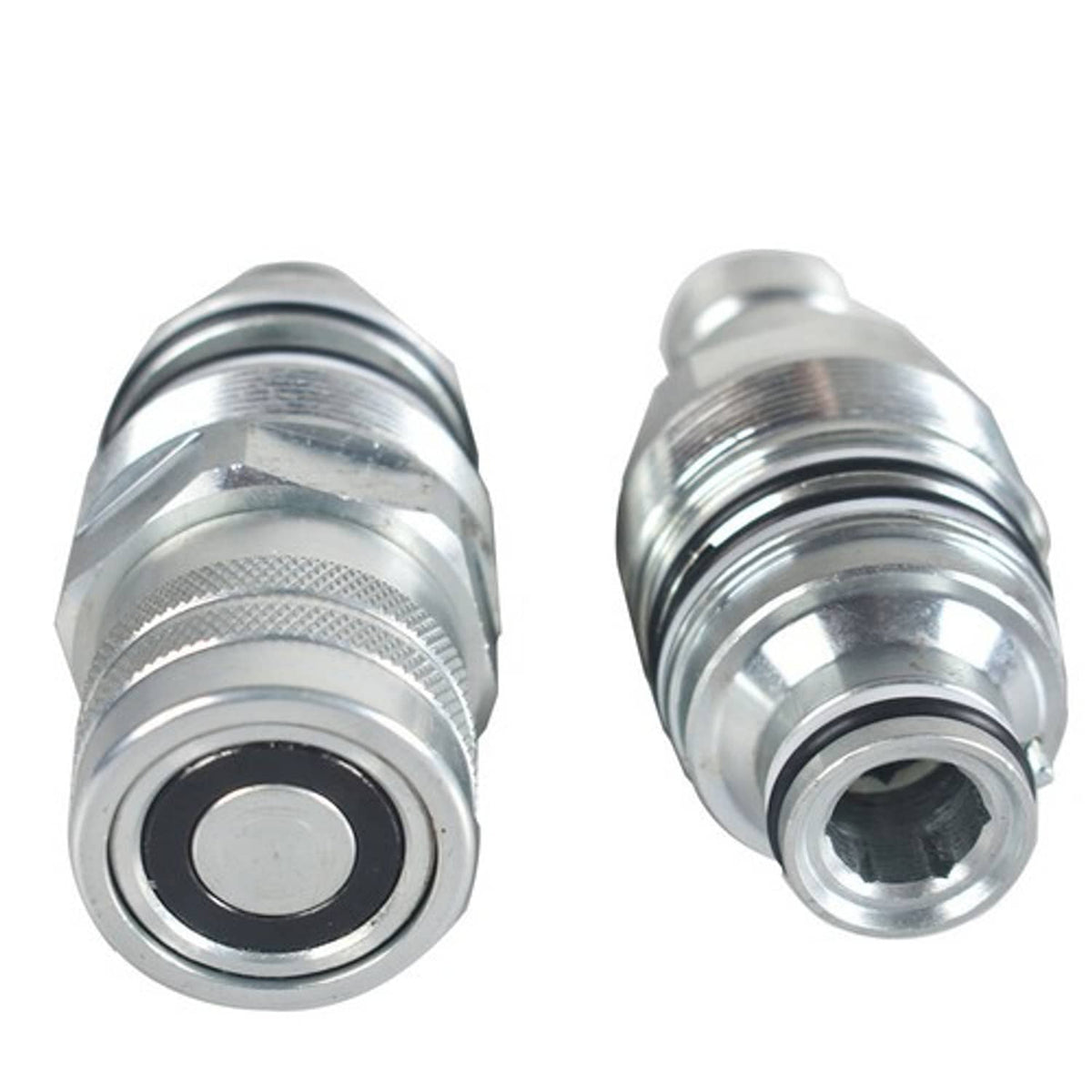 Solid Spare For Bobcat T140-T595 Male & Female Flat Face Coupler Kit 6679837 6680018
