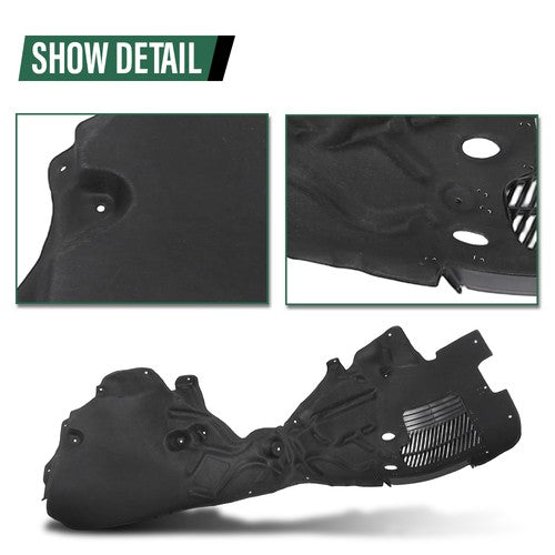 Solid Spare Front Fender Liner Splash Shield Fit For 2019-2022 Porsche Cayenne Left Side