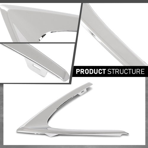 Solid Spare Front Left Fog Light Trim Fit For 16-19 Lexus RX350 RX450h 18-19 RX350L RX450hL