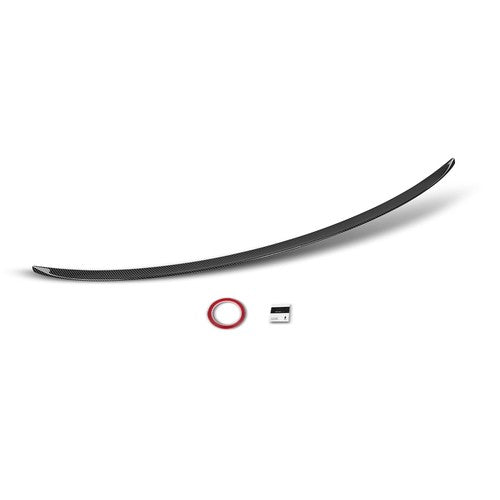 Solid Spare Rear Trunk Spoiler Wing Carbon Look Fit For 2007-2013 BMW 3 Series E92 M3 Style