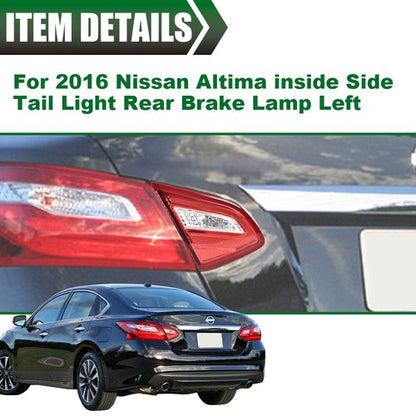 Solid Spare Fit For 16-18 Nissan Altima Rear Left Side Inside Tail Light Brake Lamp