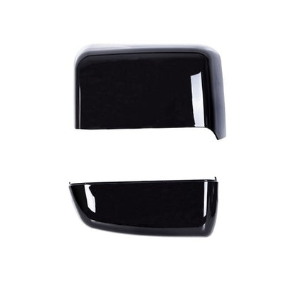 Solid Spare Fits For Chevy Silverado GMC Sierra 2014-2019 Gloss Black Tow Mirror Cap Cover