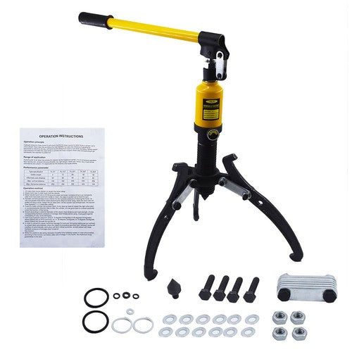 Solid Spare Hydraulic Gear Puller Pumps Oil Tube 3 Jaws Drawing Machine 5T